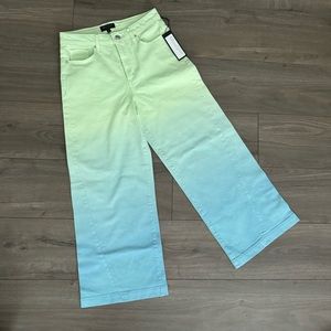 Juice Couture Coastal Crop Jeans in Pastel Oceanside Ombré